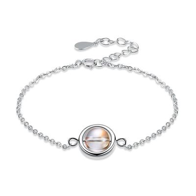 9.45in 0.08oz Sterling Silver Slider Bracelets Lead Free 925 Sterling Silver Bracelet SGS