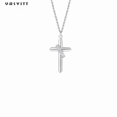 0.5M 1.92 Gram Sterling Silver Necklace Chains 24k Nickel Free Cross Chain Necklace