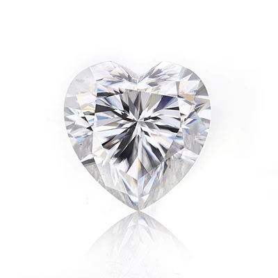Wholesale Moissanite Jewelry Diamond 1ct Heart Shaped For Rings Ear Studs