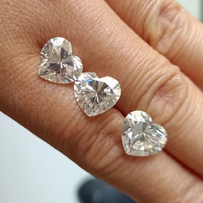 Wholesale Moissanite Jewelry Diamond 1ct Heart Shaped For Rings Ear Studs