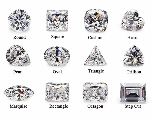 Wholesale Moissanite Jewelry Diamond 1ct Heart Shaped For Rings Ear Studs