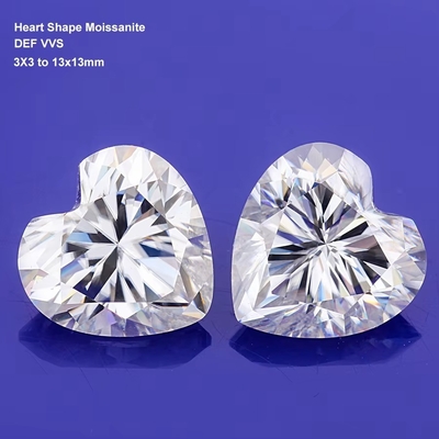 Wholesale Moissanite Jewelry Diamond 1ct Heart Shaped For Rings Ear Studs
