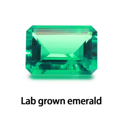 Emerald Cut EF White VVS Synthetic Gemstone Loose Moissanite Diamond For Rings