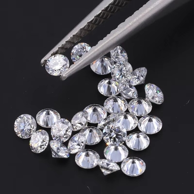 0.8-3.3mm Round Brilliant Cut Man Made Diamond Moissanite DEF VVS VS Lab Grown Diamond