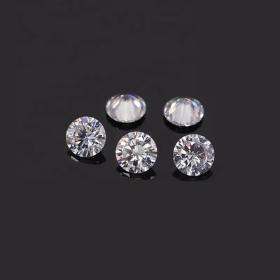 Small Size Faceted Loose Bead Gemstone Silver Moissanite Pendant for Jewelry Making Design