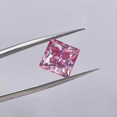 Princess Cut Vivid Yellow Mosanita VVS Loose Emerald Moissanite Diamond moissanite rings pink moissanite promise ring
