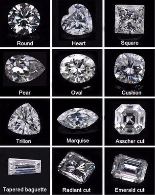 Manufacturers Wholesale moissanite loose stone Diamond Test GRA diamond round Loose Moissanite Stones for jewelry making