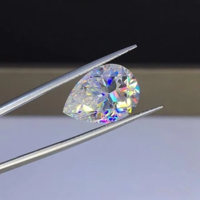 pear shaped moissanite ring Custom GRA VVS Mossanite Clarity Loose Moissanite Diamonds Moissanite gem Stones