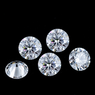 Gemstone Shape Oval 2-10ct White Round Cut Loose Moissanite for Engagement Rings