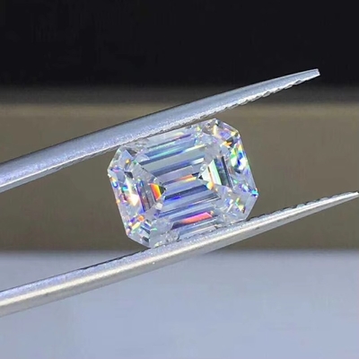 Vivid Yellow Moissanite Gem Radiant Cut GRA VVS Loose Mosanite Diamond For Gold Ring