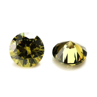 Synthetic Cubic Zirconia Loose Gemstones For Jewelry Birthstone Round Cut 4mm-10mm