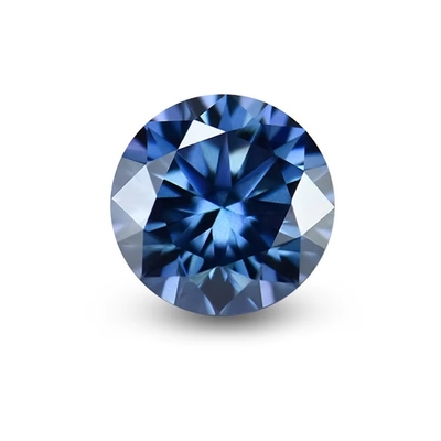 Wholesale GRA Moissanite Gray Pink Yellow Champagne Blue Green Round Cut Loose Moissanite Diamond For Jewelry Making