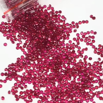 Vintage Style Ruby Moissanite Synthetic Corundum Pear Shape 2x3mm To 10x14mm Loose Gemstone For Jewelry Making