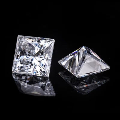 Princess Cut Loose GRA Moissanite Diamond D VVS1 Square Shape Moissanite