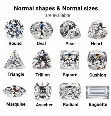 Princess Cut Loose GRA Moissanite Diamond D VVS1 Square Shape Moissanite