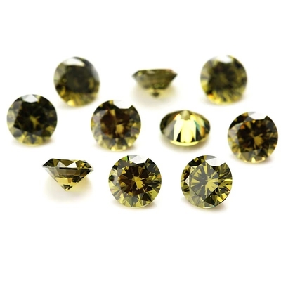 3A Quality Pink Color Wholesale Loose Gemstones Round Shape 2mm 3mm Synthetic Cubic Zirconia Custom Moissanite for Pendant
