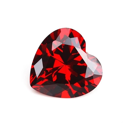 Colors CZ Moissanite Diamond Heart Cut 3x3mm 4x4mm Synthetic Cubic Zirconia