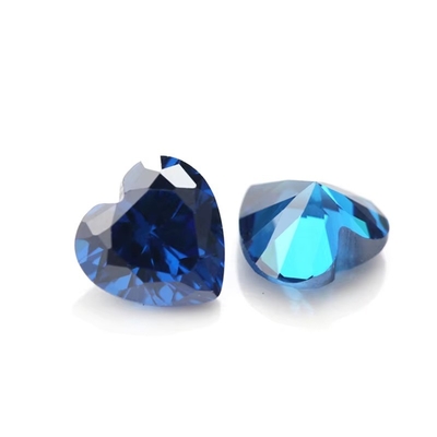 Colors CZ Moissanite Diamond Heart Cut 3x3mm 4x4mm Synthetic Cubic Zirconia