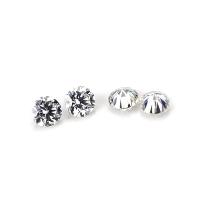 Wholesale Loose Small Moissanite Round Cut 0.8mm- 3mm White D Moissanite Diamond VVS1 Per Carat For Hip Hop Jewelry