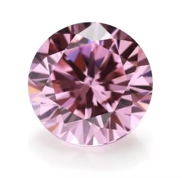 Roundball Garnet Peridot Pink Colors CZ Beads Synthetic Cubic Zirconia Loose Gemstone For Diamond Earrings