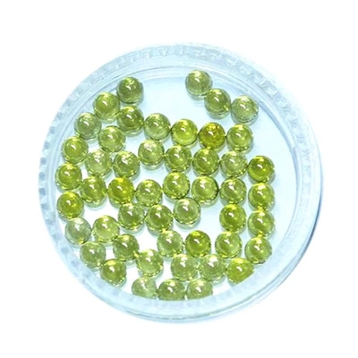 Roundball Garnet Peridot Pink Colors CZ Beads Synthetic Cubic Zirconia Loose Gemstone For Diamond Earrings