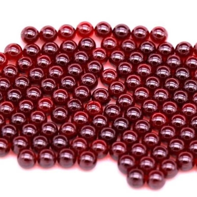 Roundball Garnet Peridot Pink Colors CZ Beads Synthetic Cubic Zirconia Loose Gemstone For Diamond Earrings