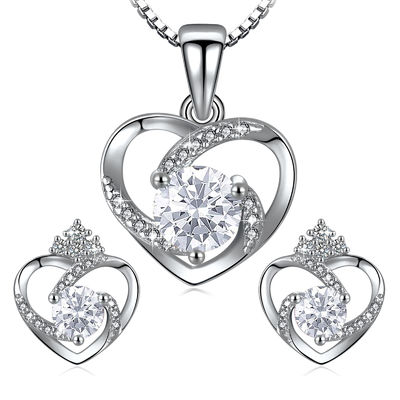 19X15MM 0.14oz Jewelry Sets For Women Plated Bridal Jewellery Set