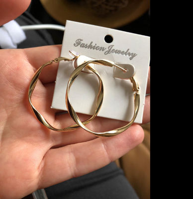 18k Gold Sterling Silver Jewelry Earrings