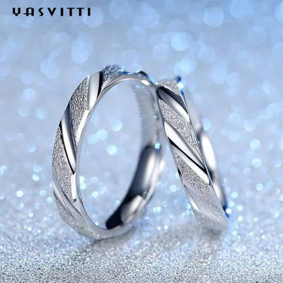 2.11g Festival 19mm Solid Sterling Silver Rings Silver Engraved Ring SGS