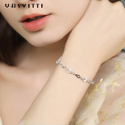 19.5cm 5 Gram Silver Slider Bracelet Love Heart Bracelet Gold ODM