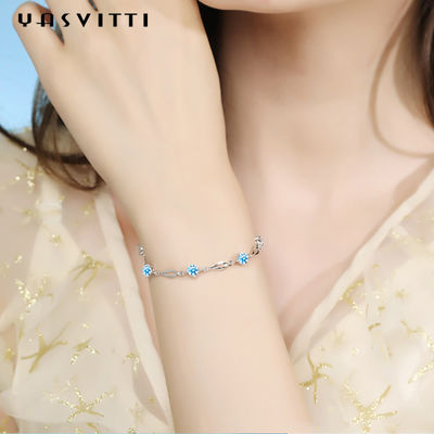 19.5cm 5 Gram Silver Slider Bracelet Love Heart Bracelet Gold ODM