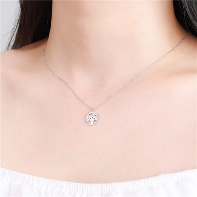 10 Gram 0.02m Tree Of Life Pendant Necklace Wedding 5A Cubic Zirconia Necklace
