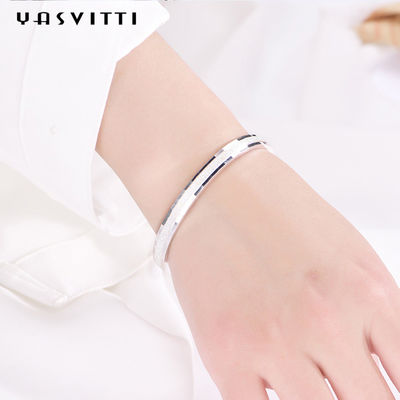 0.08oz 2in Solid Silver Charm Bracelet S925 OEM Womens Adjustable Bracelet