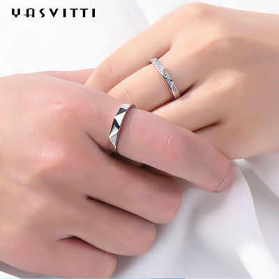 0.074oz 0.8ft 925 Sterling Silver Rings 5A Sterling Silver Engagement Ring