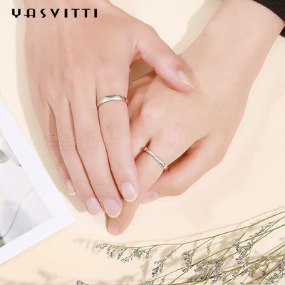 0.074oz 0.8ft 925 Sterling Silver Rings 5A Sterling Silver Engagement Ring