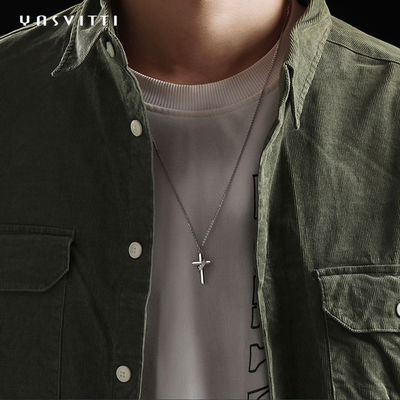 0.5M 1.92 Gram Sterling Silver Necklace Chains 24k Nickel Free Cross Chain Necklace