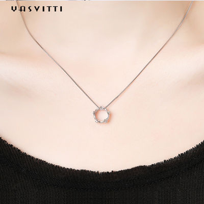 6.3in 3 Gram Sterling Silver Jewelry Necklaces 5A Cubic Zircon Crown Pendant Necklace