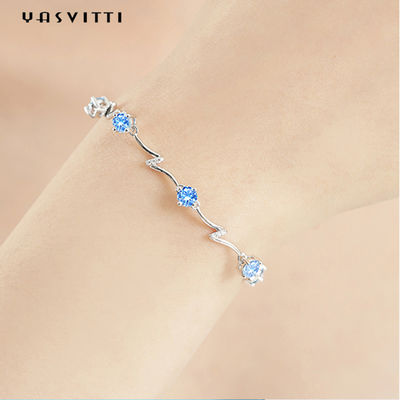 0.14oz 0.2m Sterling Silver Jewelry Bracelets Fiancée Adjustable Bangle Bracelet SGS