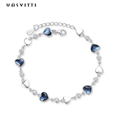 0.19m 0.83in Sterling Silver Jewelry Bracelets  Vintage Silver Charm Bracelet ODM