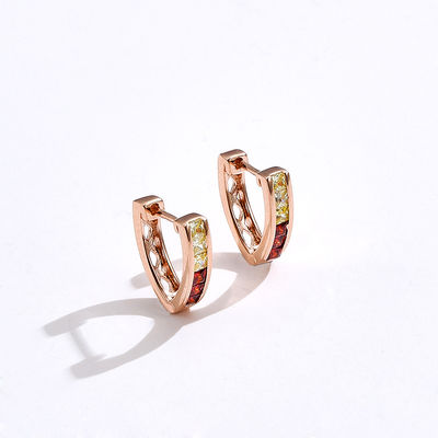 1.35cm Hoop Sterling Silver Jewelry Earrings