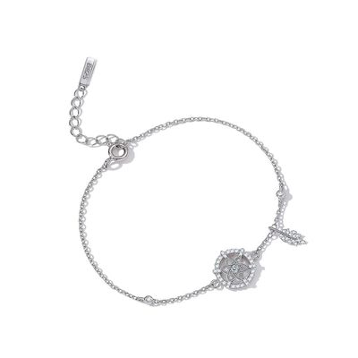 Flower Sterling Silver Jewelry Bracelets