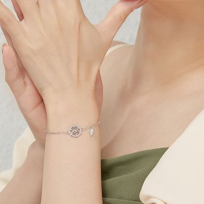 Flower Sterling Silver Jewelry Bracelets