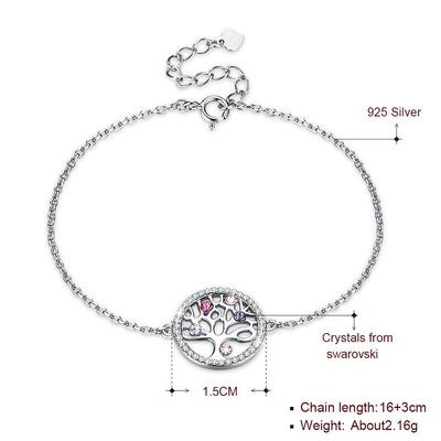 Tree Of Life Sterling Silver Jewelry Bracelets
