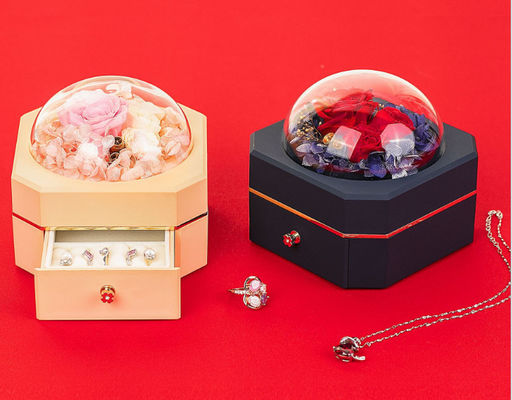 OEM Recycled 0.406kg Jewelry Gift Box Plastic 115×115×110mm
