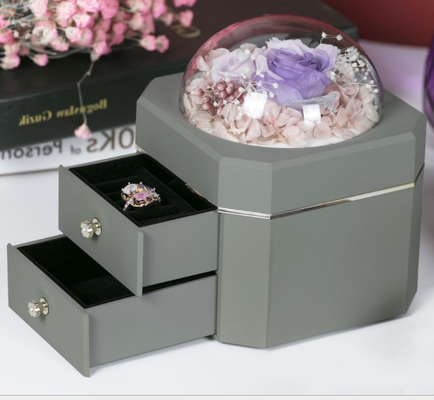 OEM Recycled 0.406kg Jewelry Gift Box Plastic 115×115×110mm