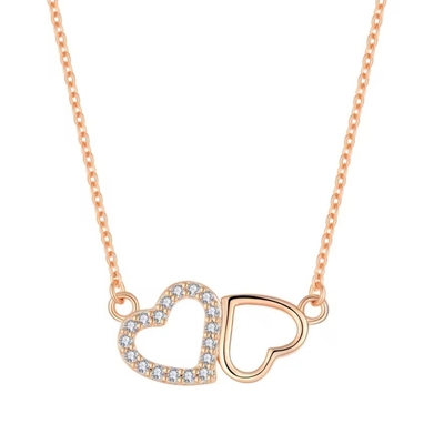 YASVITTI Valentine's Day Gift Luxury Necklace 925 Sterling Silver Fashion Classic Women Heart Necklace Jewelry
