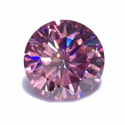 Wholesale lab created white yellow red pink black blue diamond round brilliant cut loose moissanite for Jewelry